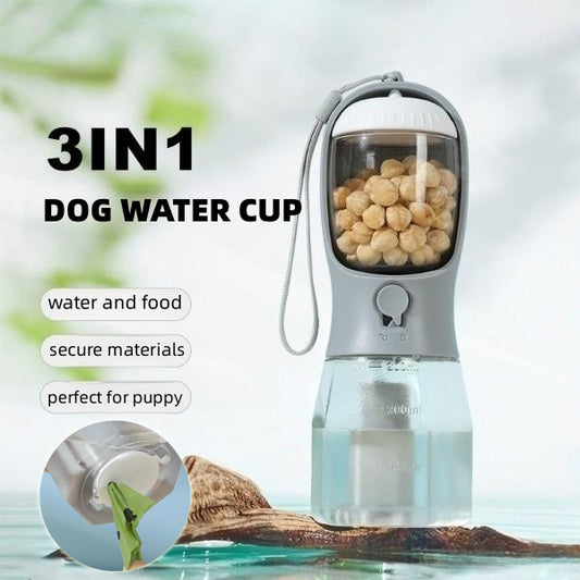 3-in-1 Pet Water & Food Cup