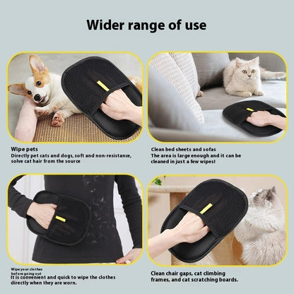 Pet Hair Remover Gloves Deshedding Brush