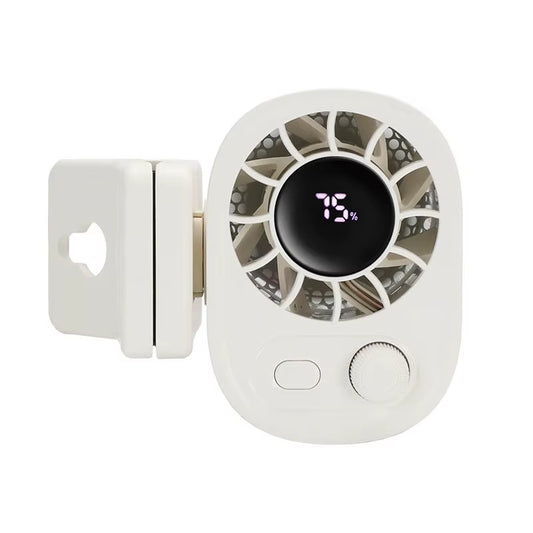 Car Clip on Fan Outdoor Clip Umbrella Fan Waist Clip Electric Fan 360° Rotatable 100-Speed USB Rechargeable Desktop Cooling Fan